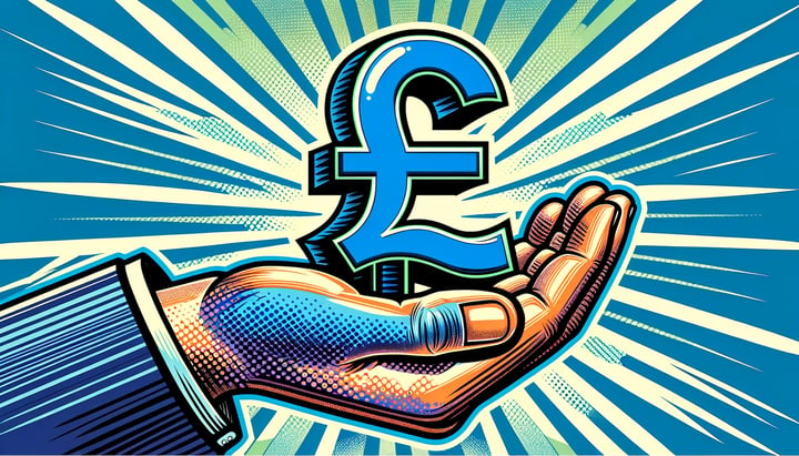 DALL·E 2024-04-12 16.29.40 - A vibrant pop art style illustration representing financial business support for UK businesses, focusing solely on visual elements without any text. T