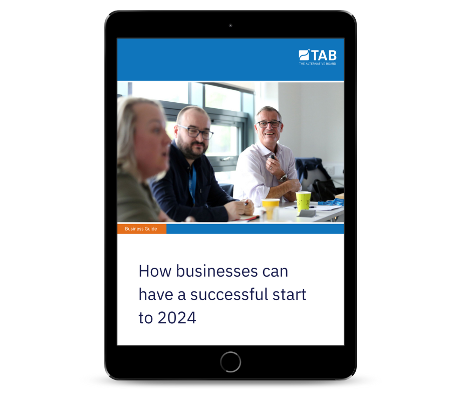 How businesses can have a successful start to 2024 business guide tablet graphic mock up website How businesses can have a successful start to 2024 business guide tablet graphic mock up website