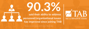 TAB - 90% of members said their organisational structure had improved