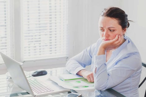 People management - sitting at laptop