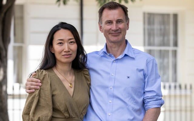 Jeremy Hunt and wife