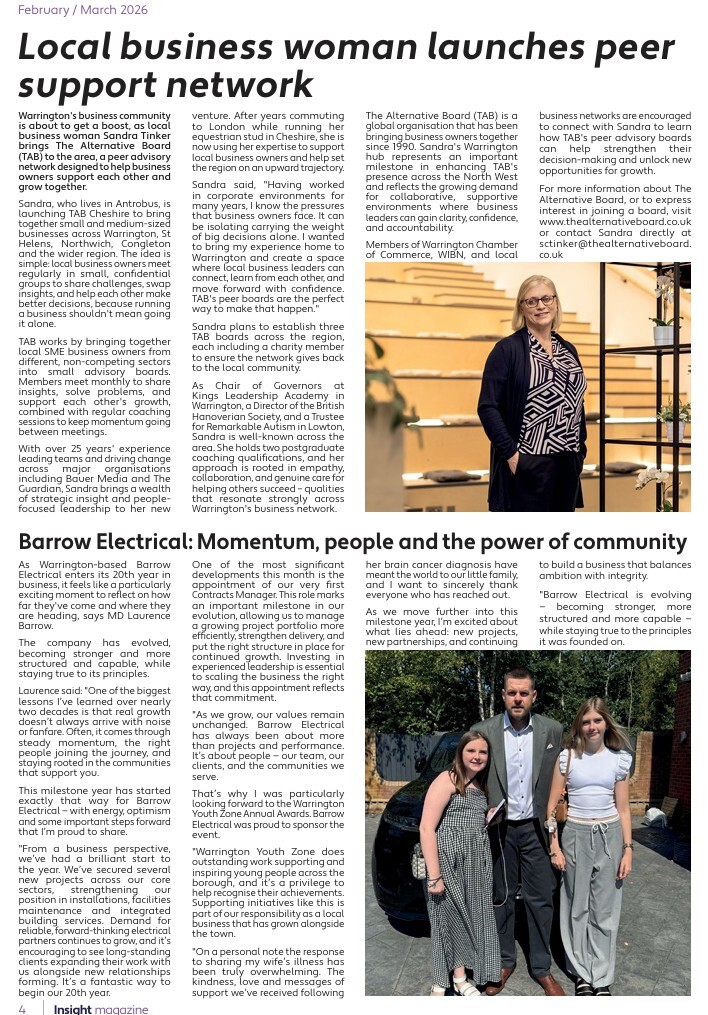 Sandra Tinker in Insight Magazine