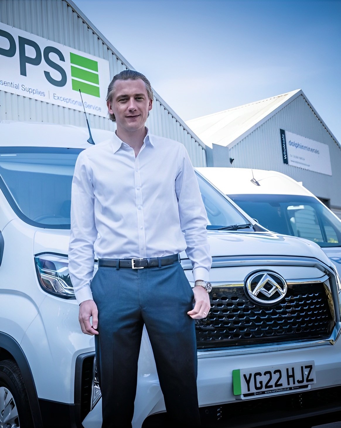 Joseph Fitzpatrick, Managing Director, PPS van (1) portrait